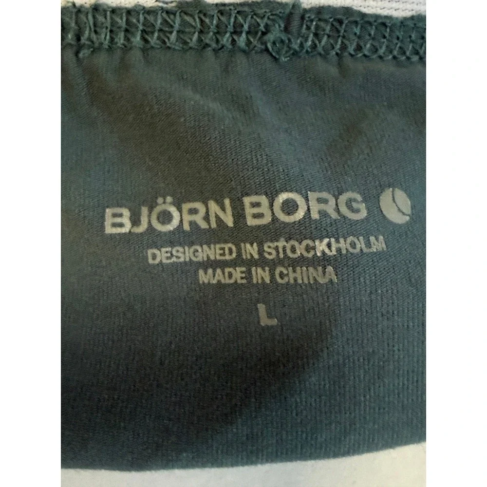 Bjorn Borg Mens New Organic Cotton Boxer Briefs Teal Blue  L NWOT